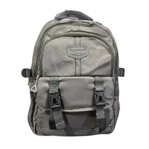 Morral Bolso Divison Pc Broches Gris