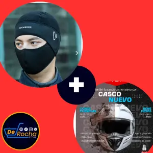 combo pasamontañas+casco nuevo