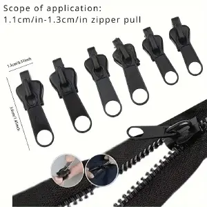 Kit de Reparación de Cremalleras 6 unds