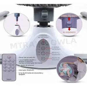 SILLA MECEDORA MOVIMIENTO LATERAL: Experimenta la Relajación y el Bienestar - SILLA MECEDORA MOVIMEINTO LATERAL