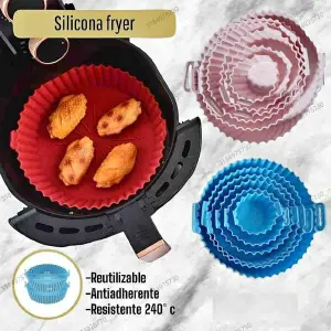 Set X6 Bandejas De Silicona Para Airfrye