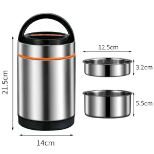 Fiambrera Porta Comida Lonchera Termica
