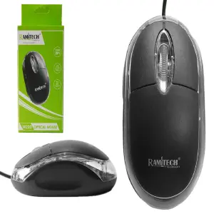 MOUSE PARA PC CON CABLE USB RAMITECH