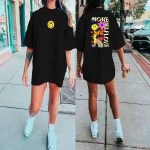 Camisetas grficas oversize - 731774