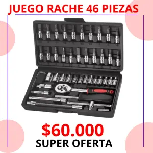 juego de racher 46 piezas
