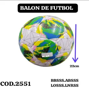 BALON FUTBOL #5 COCIDO