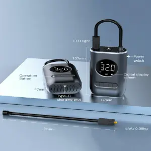 INFLADOR DE LLANTAS PORTATIL
