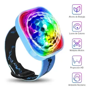 Pulsera luz LED nocturna niños brazalete