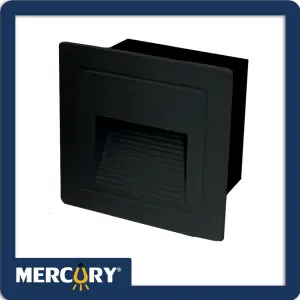 NICHO LED 3W NEGRO/3000K IP54