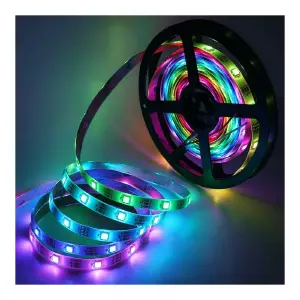 Cinta Luz Led 5 Metros Rgb Multicolor