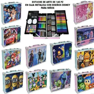 Combo set metalico arte 145 +rollo papel
