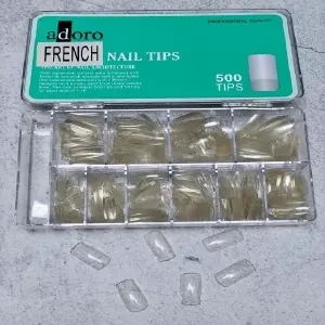 Uñas Press On FRENCH TRANSPARENTE x500