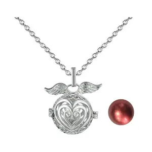 Collar Llamador De Angel Corazon Corazon