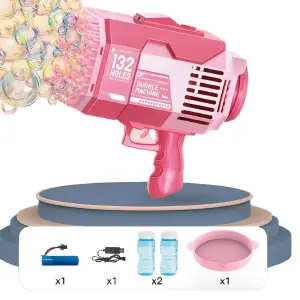 Pistola De Burbujas Recargable 132 H