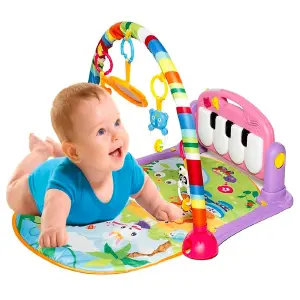 Gimnasio para bebe con espejo accesorios