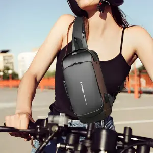 Mochila Bandolera Impermeable Antirrobo