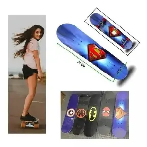 Patineta De Madera Grande Para Niños