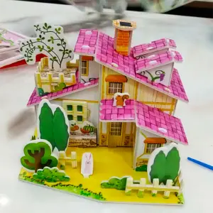 Rompecabezas Casa Villa Jardin Juego