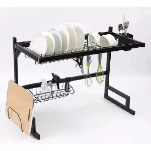Rack escurridor y organizador de platos