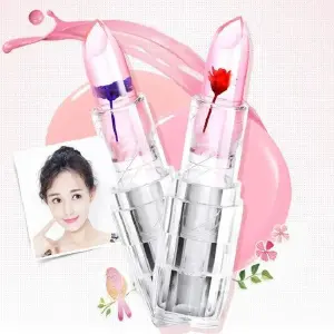 Labial Transparente Magico De Flor