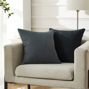 Cojin Decorativo En Tela Negro
