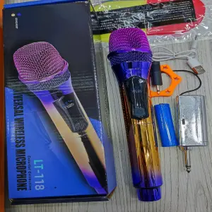 MICRÓFONO RECARGABLE TORNASOL LT-118: Captura tu sonido con estilo - MICRÓFONO RECARGABLE TORNASOL LT-118