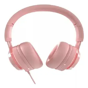 AUDIFONOS DIADEMA GAMER ROSADOS CABLEADO