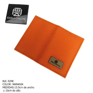 Billetera Dama Karla Chacon Aime Naranja