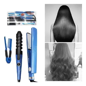 combo nano titanium Plancha baby liss