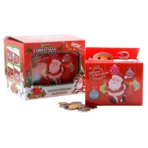 Alcancia Electrica Musical Papa Noel Par