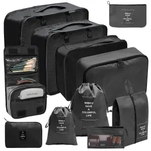 Kit Organizador De Ropa Viajero 11 Pieza