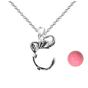 Collar Llamador De Angel Elefante Figura