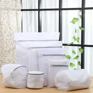 Bolsas Lavar Ropa Lavanderia x8 Delicada