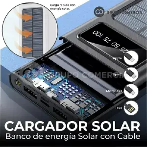 Power Bank 10.000 Mah Carga Solar prt lt