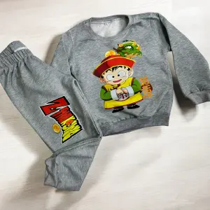 Sudadera Niño Gohan gris