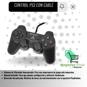 CONTRO PS2 CON CABLE