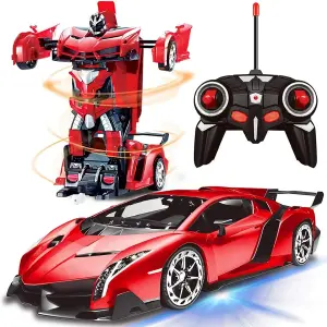 CARRO TRANSFORMER A CONTROL REMOTO