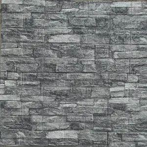 Panel Adhesivo Gris piedra x 5u