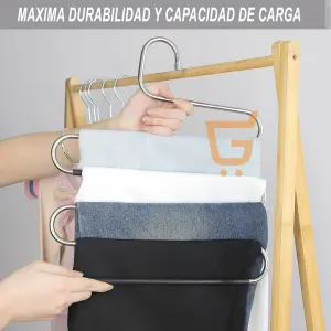 GANCHO AHORRA ESPACIO 5NIVELES X2
