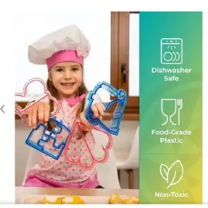Moldes X 36 PCS Sandwich Lonchera Infant