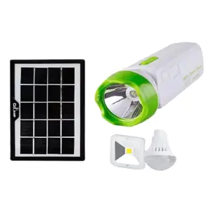 Linterna Solar Kit Iluminacion Portatil