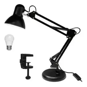 Lampara De Mesa Escritorio Brazo Flexibl