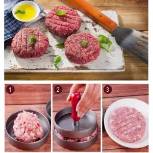 Molde Prensa Manual Para Carne Hamburgue