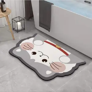 TAPETE ABSORBENTE GATO PARA BAÑO HOGAR