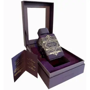 1 PERFUME LATAFFA MORADA CAJA ESTUCHE DE