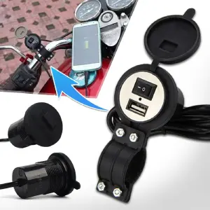 Cargador Moto Celular USB 12V