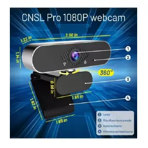 CAMARA WEB X6 1080p: Experimenta la Alta Definición - CAMARA WEB X6 1080p. 2 Megapíxeles