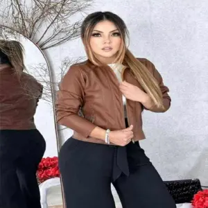 CHAQUETA CLASICA MARRÓN