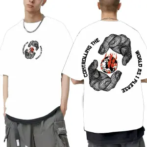 Camisetas grficas oversize - 731787