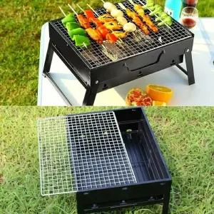 Parrilla asador de carbon plegable mini